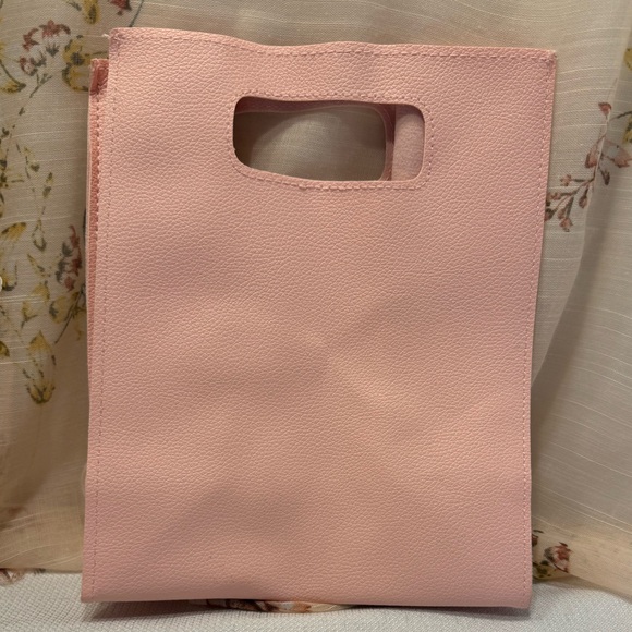 Bath & Body Works HAPPY BIRTHDAY Pink Faux Leather Gift Bag Tote - Picture 3 of 10